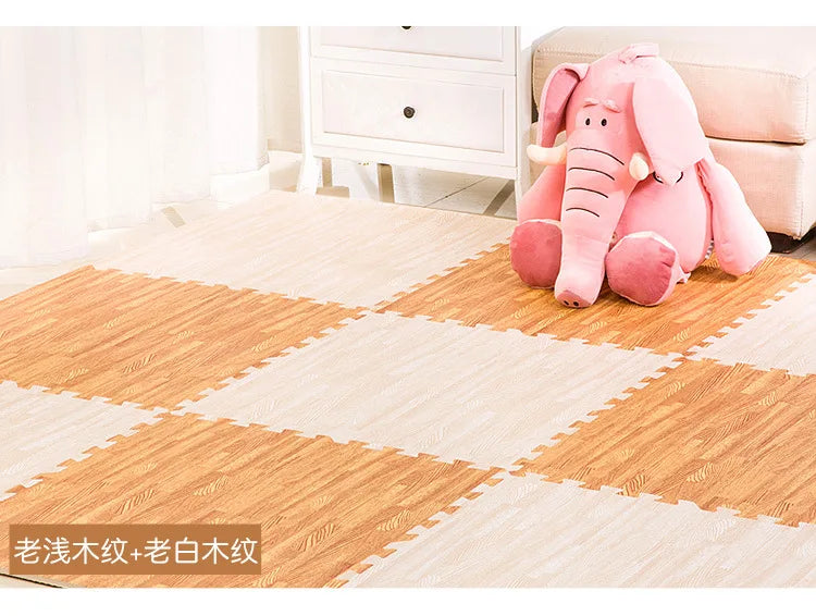 Wooden Baby EVA Foam Play Gym Puzzle Mat
