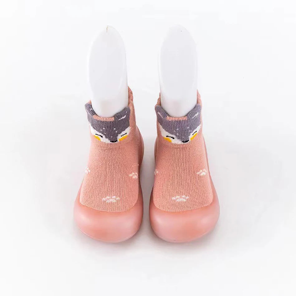 Cute and Comfy Cotton Newborn Baby First Walkers Socks