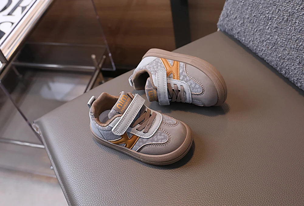PU Leather Children Shoes Designers Kid's Sneakers