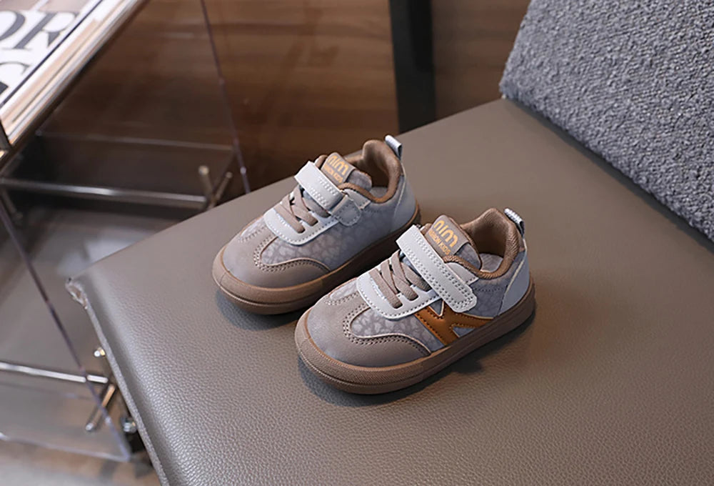 PU Leather Children Shoes Designers Kid's Sneakers