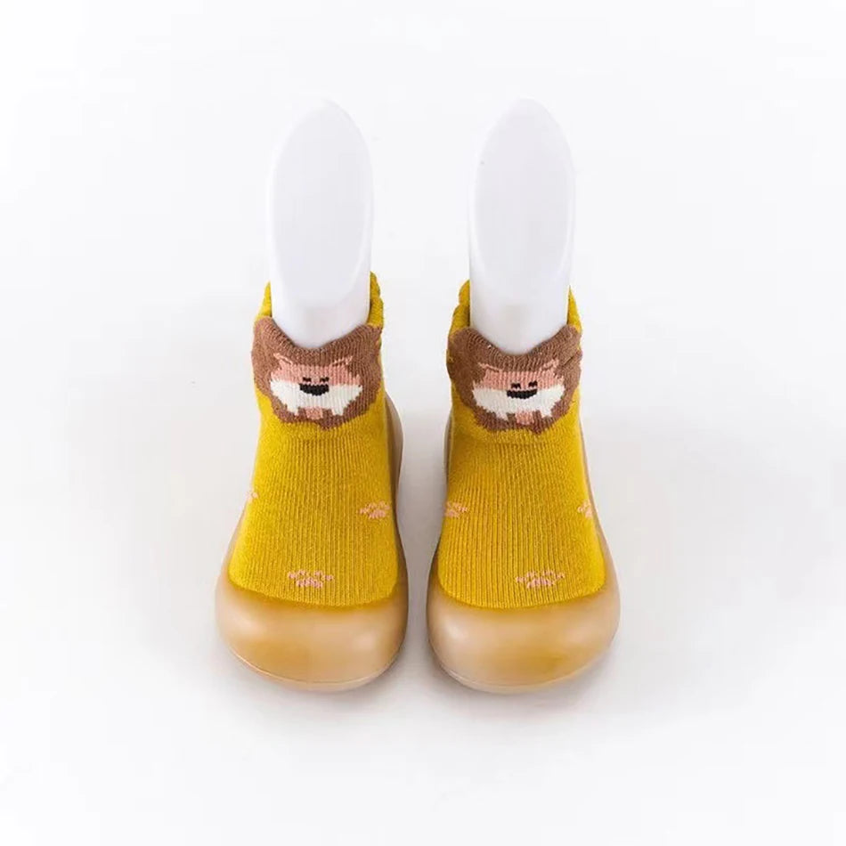Cute and Comfy Cotton Newborn Baby First Walkers Socks