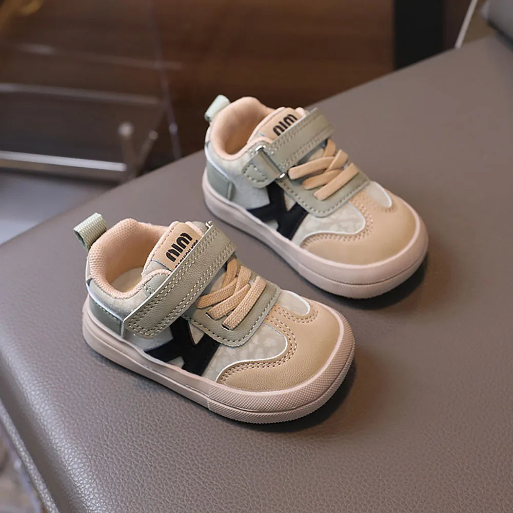 PU Leather Children Shoes Designers Kid's Sneakers
