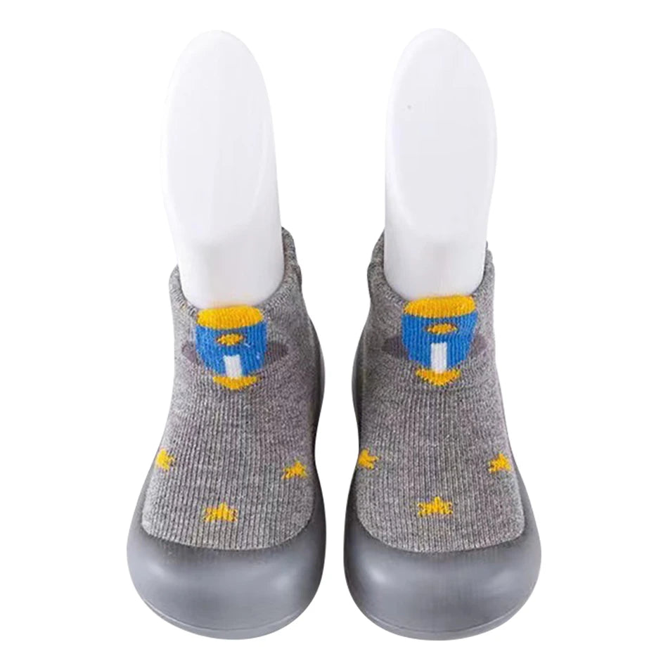 Cute and Comfy Cotton Newborn Baby First Walkers Socks