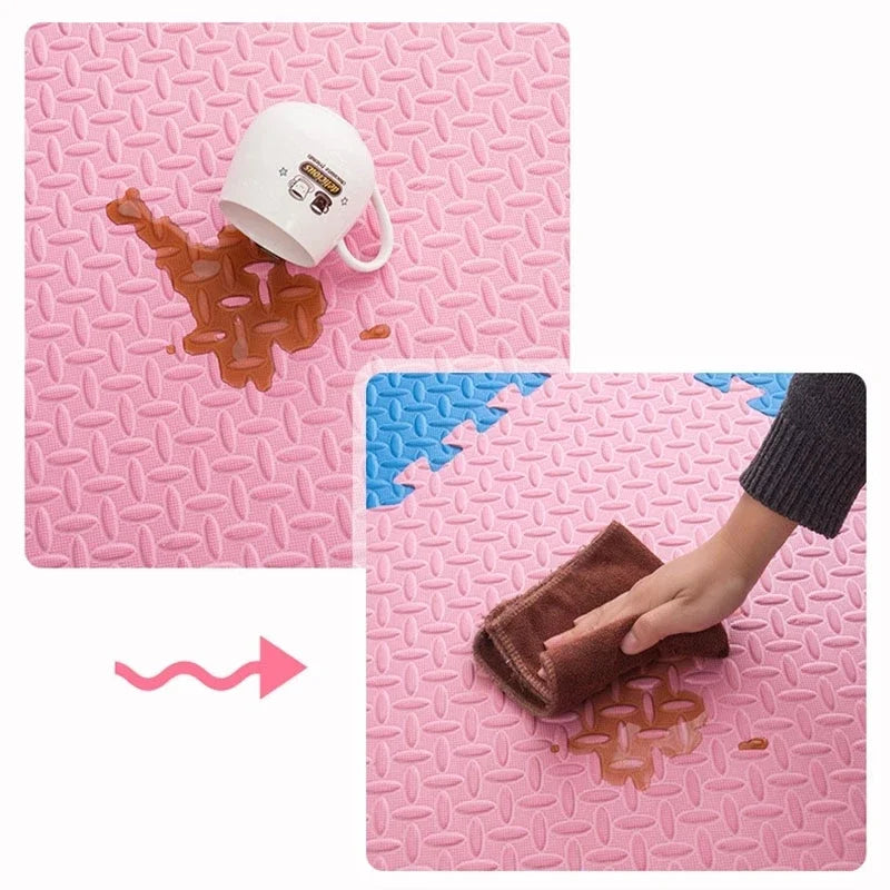 16pcs Foam Baby Play Mat Puzzle Mat Kids Interlocking Exercise
