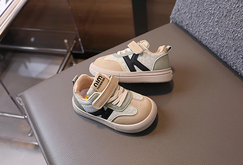 PU Leather Children Shoes Designers Kid's Sneakers