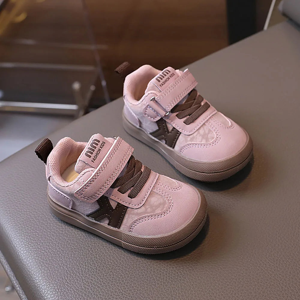 PU Leather Children Shoes Designers Kid's Sneakers