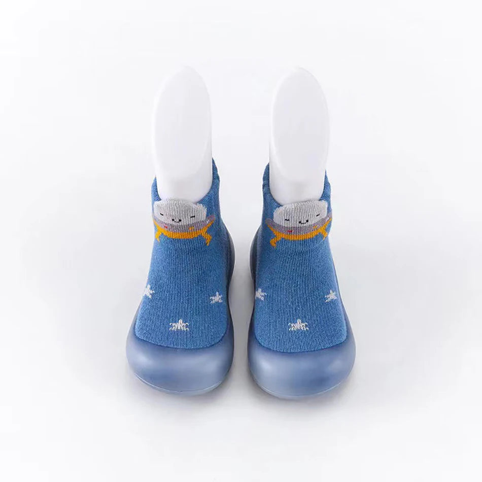 Cute and Comfy Cotton Newborn Baby First Walkers Socks