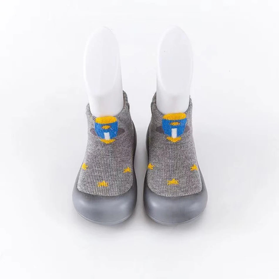 Cute and Comfy Cotton Newborn Baby First Walkers Socks