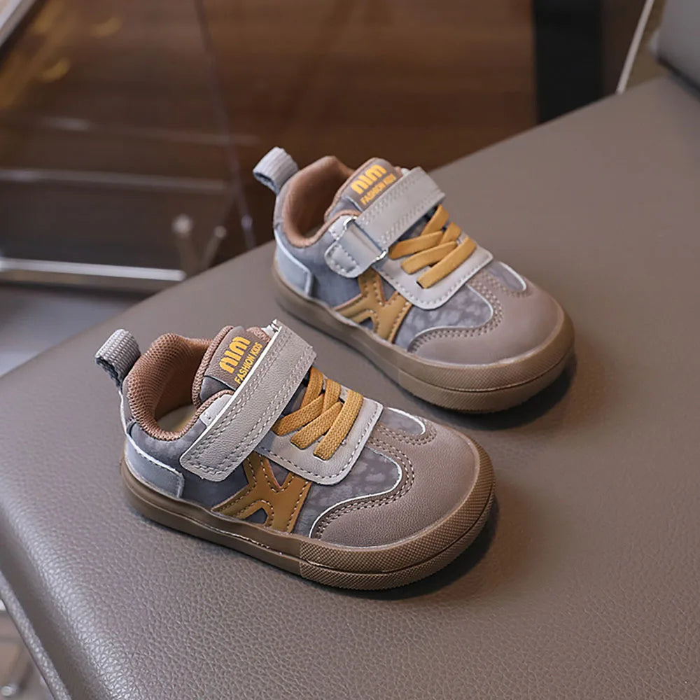 PU Leather Children Shoes Designers Kid's Sneakers