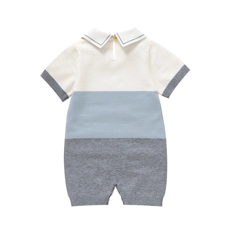 Summer Short Sleeve Baby Rompers Clothes 0-18m