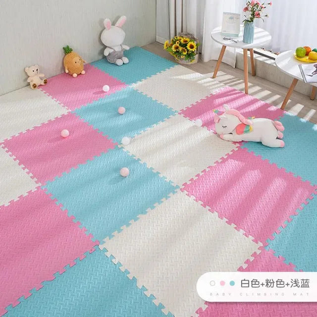 16pcs Foam Baby Play Mat Puzzle Mat Kids Interlocking Exercise
