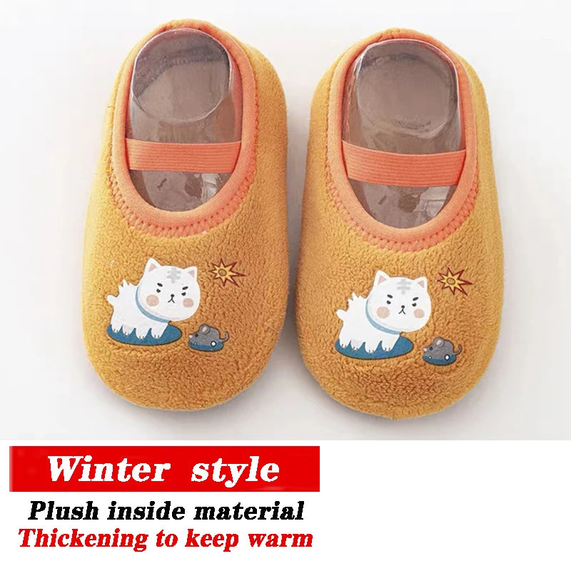 Baby Non-slip Socks Children Indoor Warm Floor Shoes