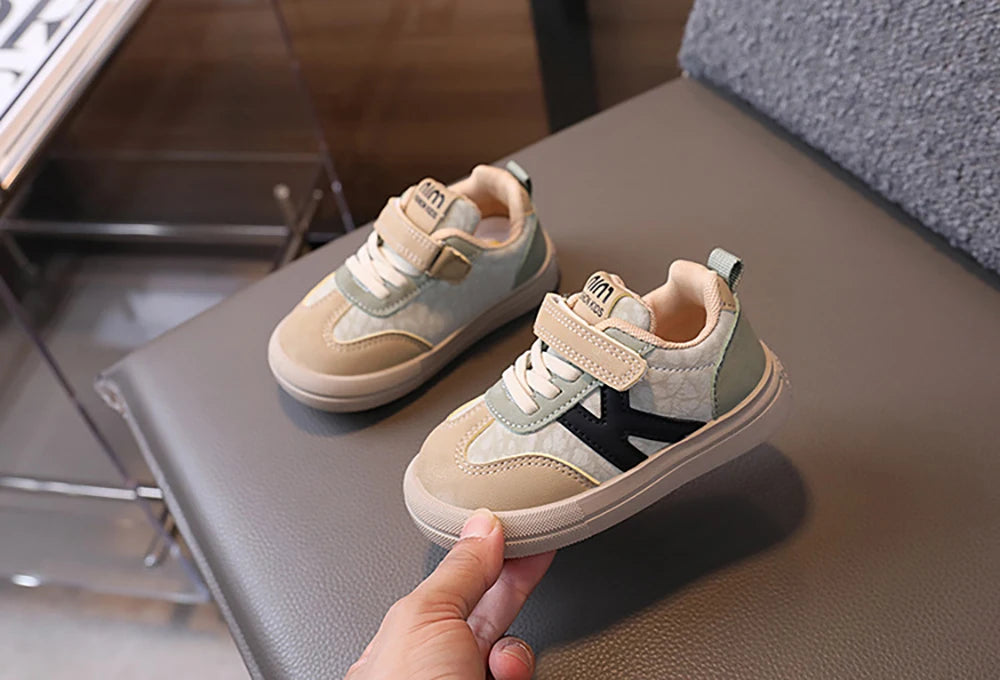 PU Leather Children Shoes Designers Kid's Sneakers
