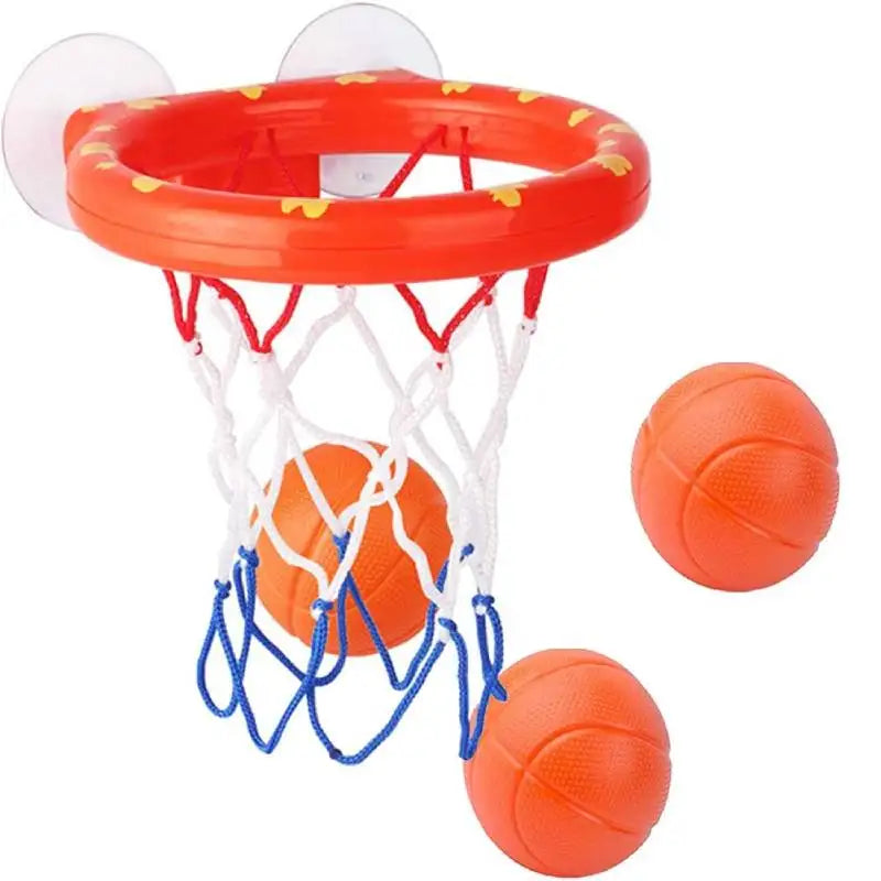 4pcs Bathroom Shooting Game Toy Bathtub Basketball Hoop