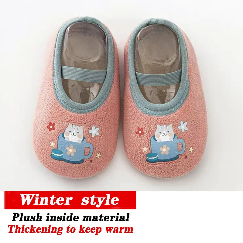 Baby Non-slip Socks Children Indoor Warm Floor Shoes