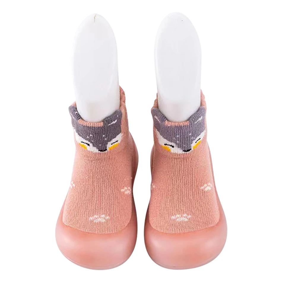 Cute and Comfy Cotton Newborn Baby First Walkers Socks