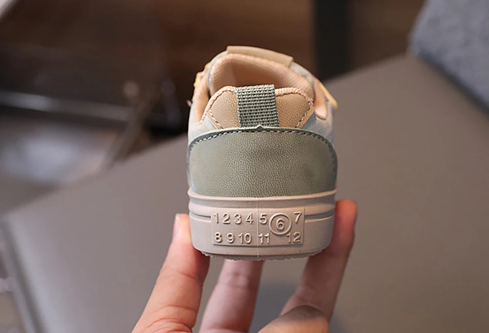 PU Leather Children Shoes Designers Kid's Sneakers