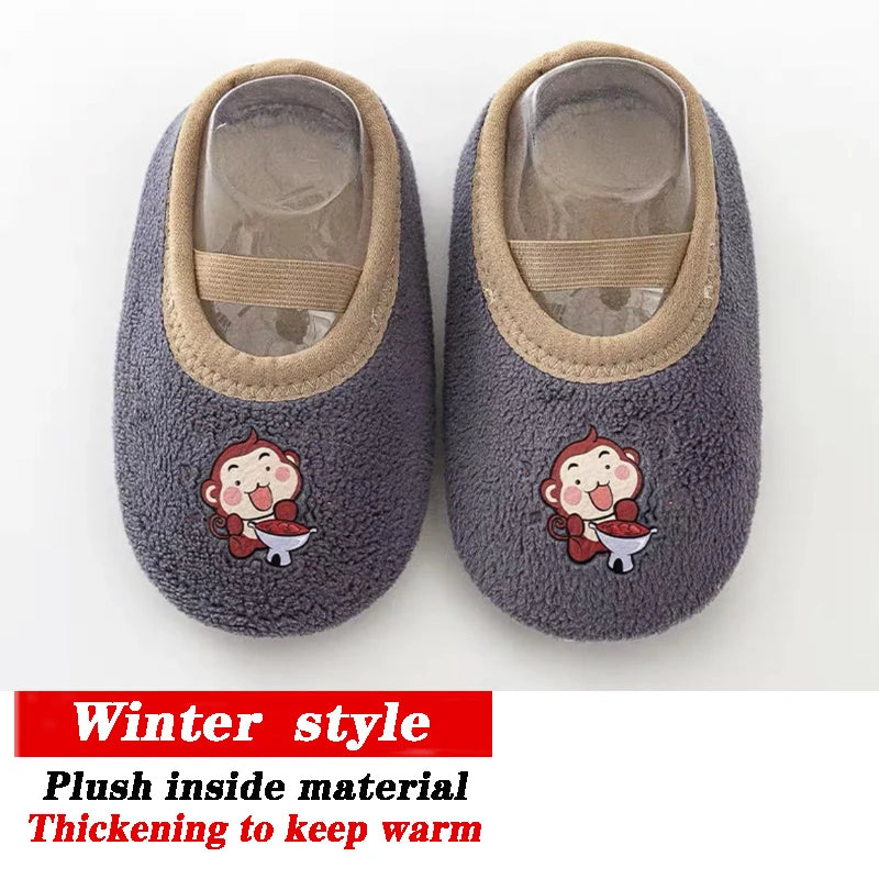 Baby Non-slip Socks Children Indoor Warm Floor Shoes