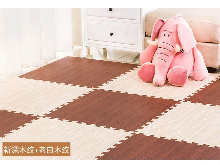 Wooden Baby EVA Foam Play Gym Puzzle Mat