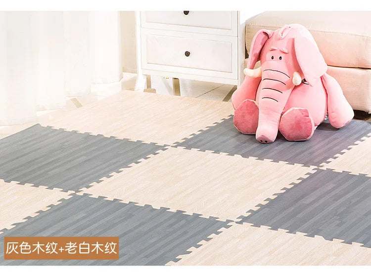 Wooden Baby EVA Foam Play Gym Puzzle Mat