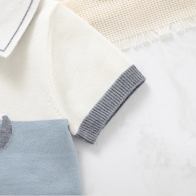 Summer Short Sleeve Baby Rompers Clothes 0-18m