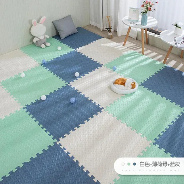 16pcs Foam Baby Play Mat Puzzle Mat Kids Interlocking Exercise