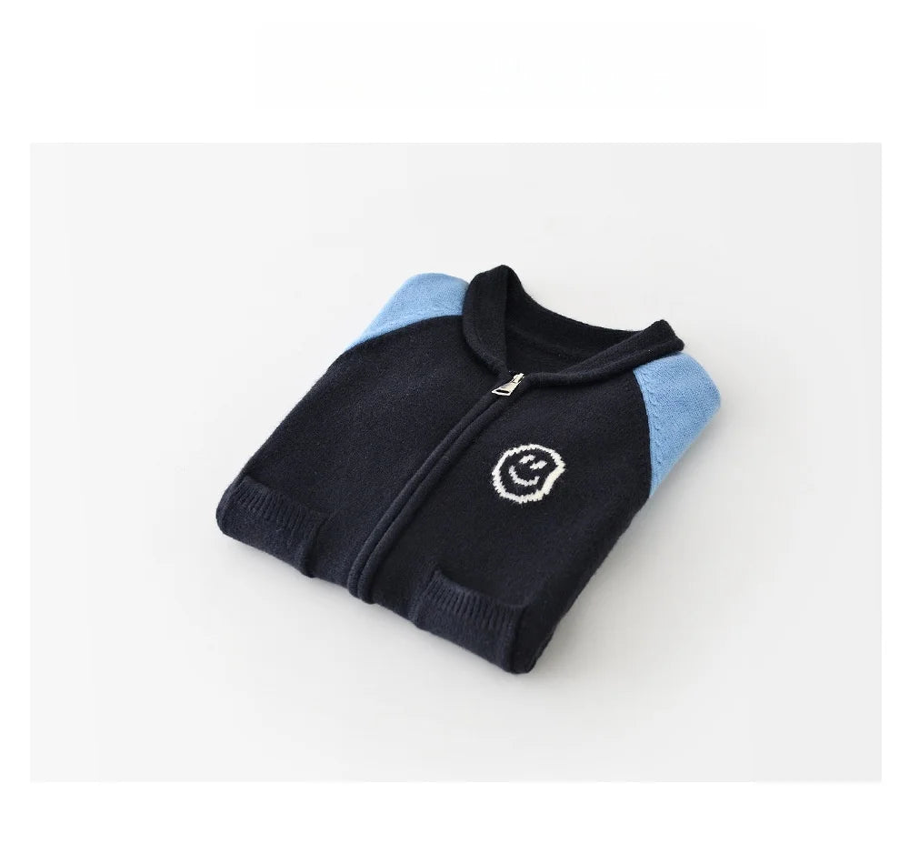 0-24M Baby Knit Romper with Raglan Sleeves Design