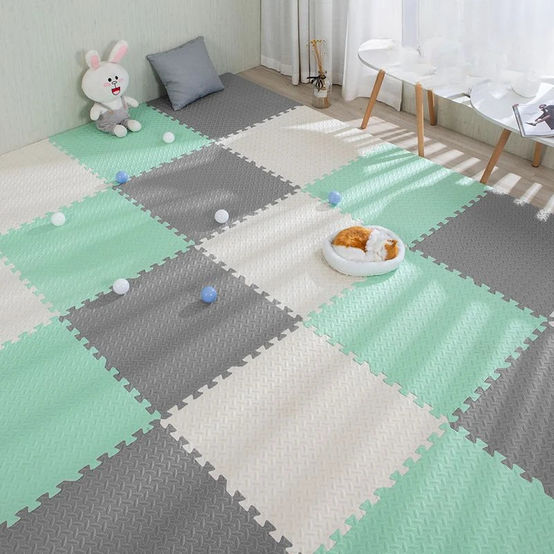16pcs Foam Baby Play Mat Puzzle Mat Kids Interlocking Exercise
