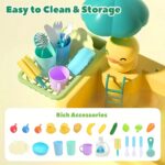 Kitchen Play Sink Toy with Electric Faucet 5